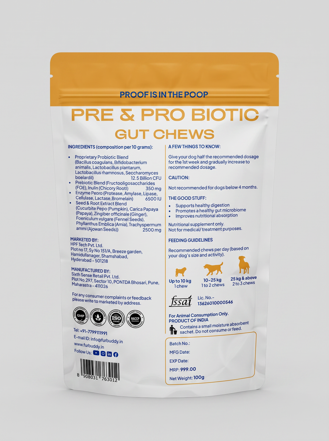 Pre & Pro Biotics