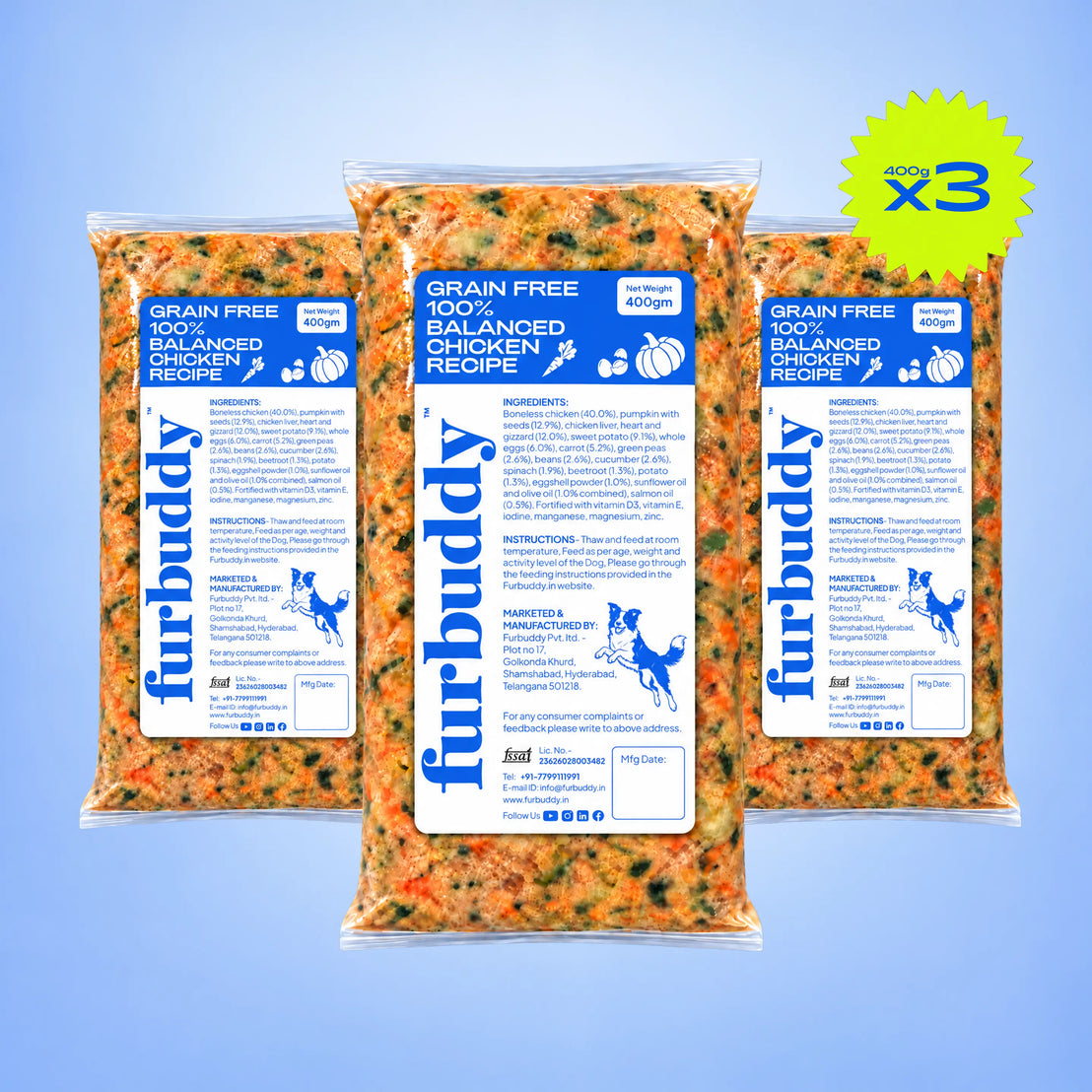100% Balanced Chicken Recipe - Grain Free
